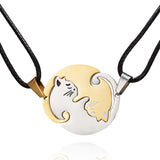 Ying yang cat necklace - Treasure_island123