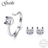 Cats Ring & Earing Set - Treasure_island123